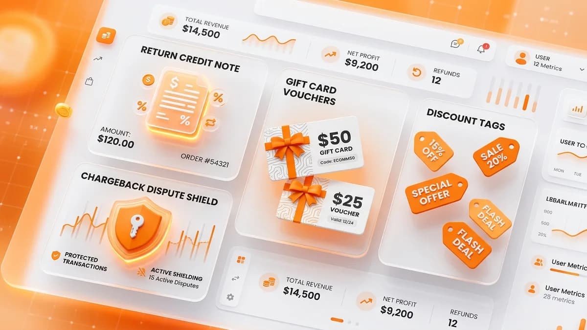How to Account for Returns, Chargebacks, Gift Cards and Discounts in E-Commerce