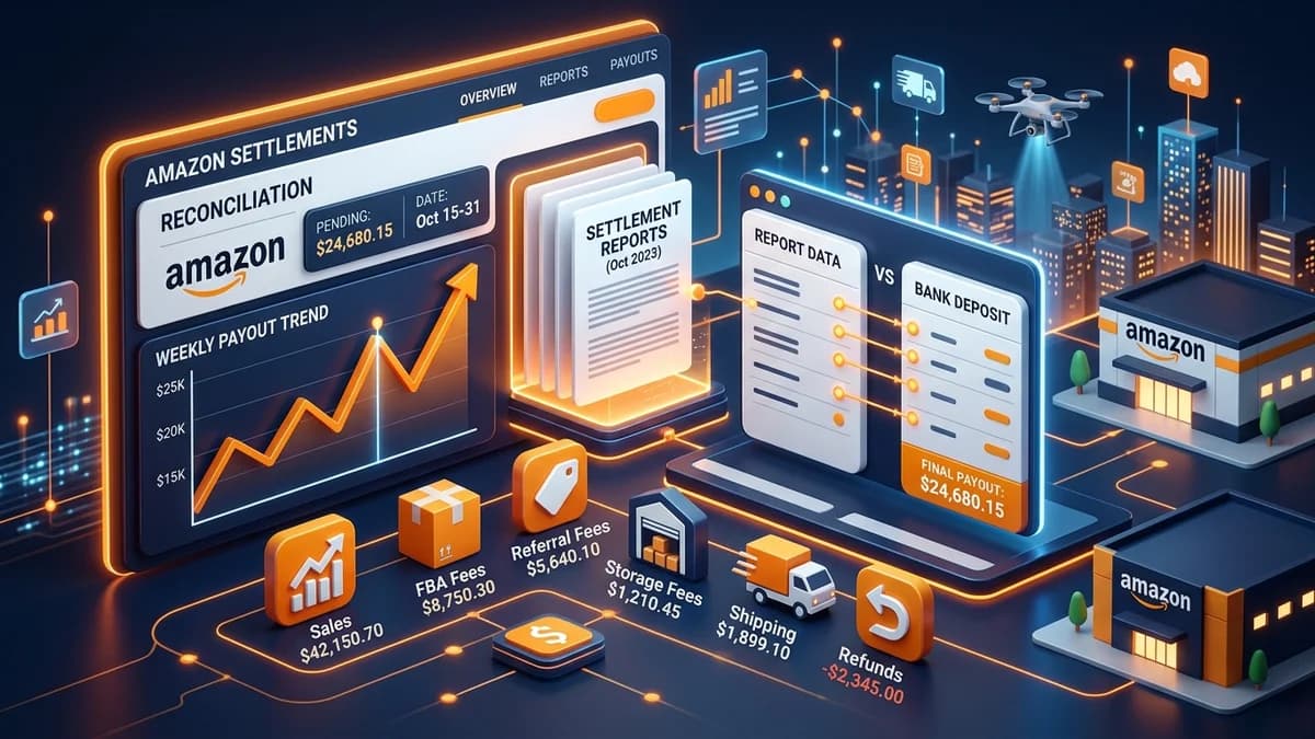 Amazon Settlement Reports Explained: Payouts, Fees, Refunds and Reserves