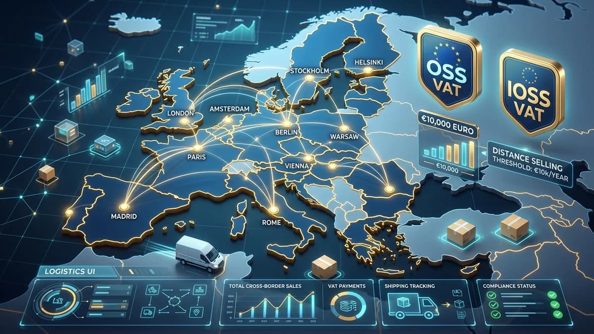 OSS und IOSS 2026: Unterschiede, Umsatzgrenzen und typische Fehler im Onlinehandel